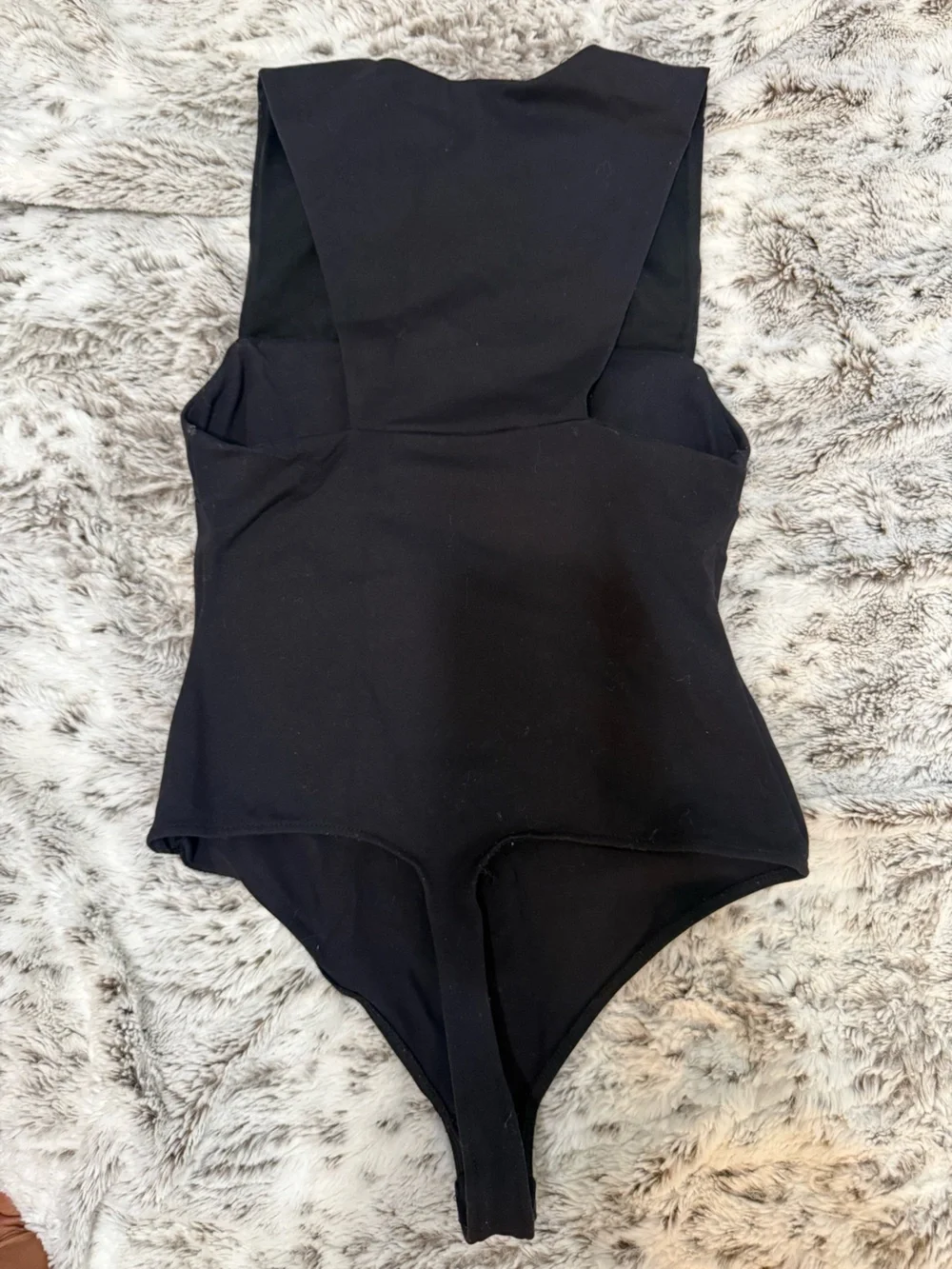 Free People Black Strapless Bodysuit